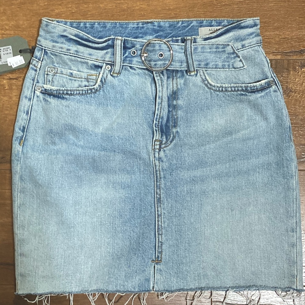 Allsaints Bette Buckle Skirt
